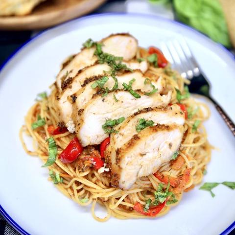 GRILLED CHICKEN SPAGHETTI GRILLED CHICKEN SPAGHETTI