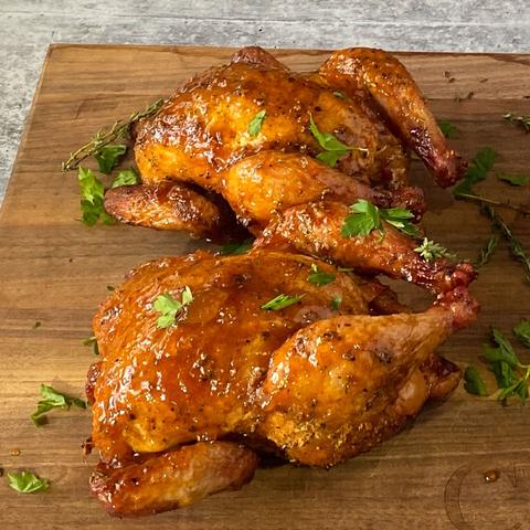Small chickens or Cornish game hens Small chickens or Cornish game hens