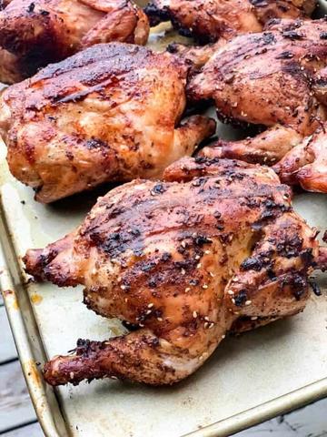 Ingredients for the Traeger game hens Ingredients for the Traeger game hens