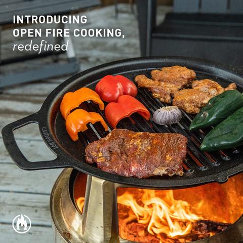 Solo Stove Bonfire 2.0 and Cast Iron Cooktop Performance Solo Stove Bonfire 2.0 and Cast Iron Cooktop Performance