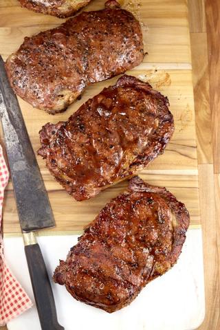 GRILLED RIBEYE STEAKS