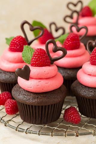 Raspberry Chocolate Cupcakes Raspberry Chocolate Cupcakes