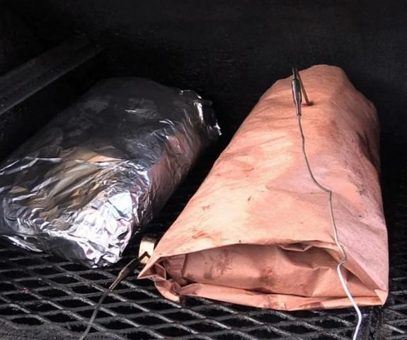 Wrapping with Aluminum Foil, Butcher Paper, or Unwrapped Wrapping with Aluminum Foil, Butcher Paper, or Unwrapped