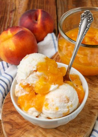 How to Store Peaches & Cream Ice Cream How to Store Peaches & Cream Ice Cream