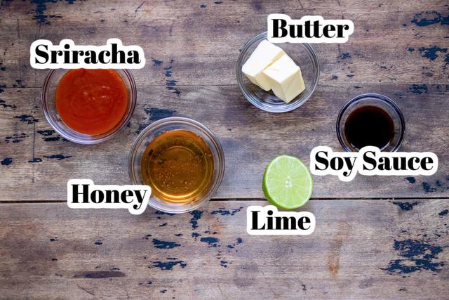 Ingredients Needed to Make Honey Sriracha Sauce Ingredients Needed to Make Honey Sriracha Sauce