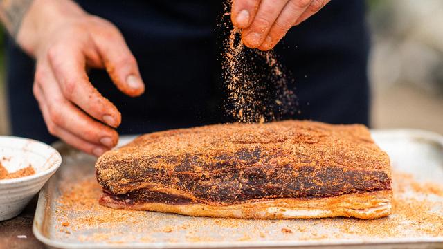 Preparing the Dry Rub