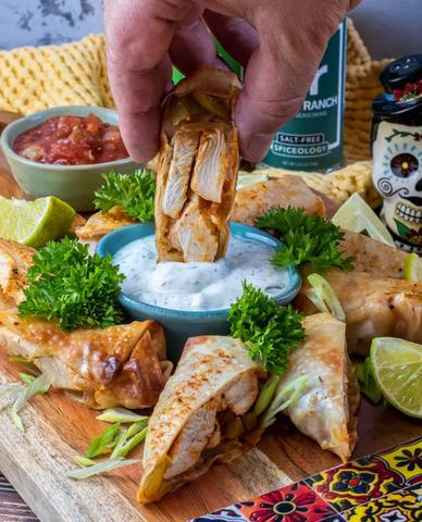 STEP BY STEP INSTRUCTIONS TO MAKE CHICKEN FAJITA EGG ROLLS STEP BY STEP INSTRUCTIONS TO MAKE CHICKEN FAJITA EGG ROLLS