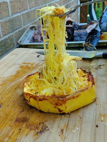 Delicious Grilled Spaghetti Squash